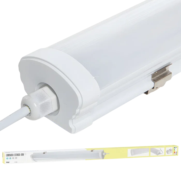 BX3 LIGHT Équipement Étanche LED 40W 3600Lm 120cm 6000K IP65 50000H pour Parking Garage Atelier - Modèle BX3-WP-40W-1200-CW BX3 LIGHT Équipement Étanche LED 40W 3600Lm 120cm 6000K IP65 50000H pour Parking Garage Atelier - Modèle BX3-WP-40W-1200-CW