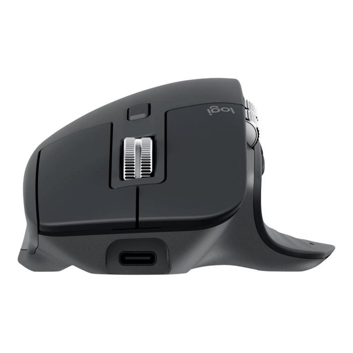 Logitech MX Master 3S Souris sans fil Graphite pour Entreprise - Réf. 910-006582 (910006582) avec connexion Bluetooth / USB-C
