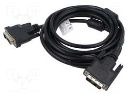 LANBERG Câble DVI-D (18+1) single link 3m noir