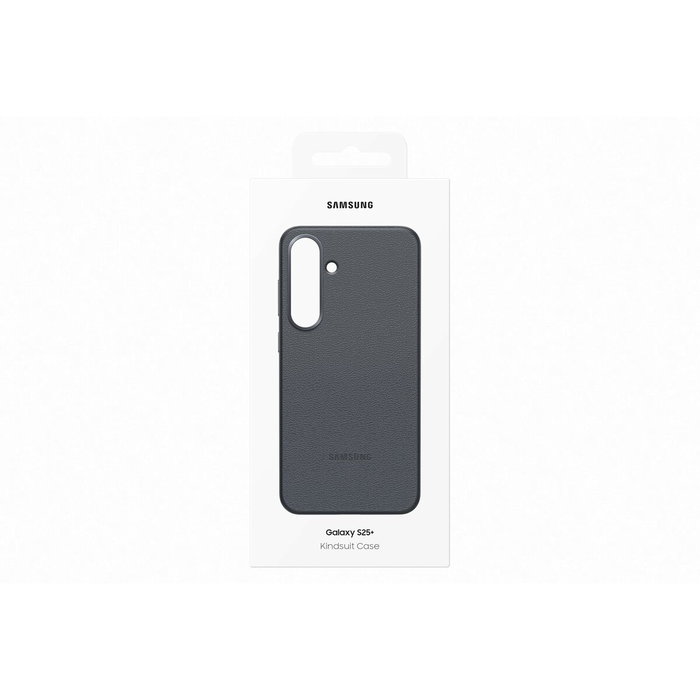 Samsung Kindsuit Coque en Cuir d'Origine pour Samsung Galaxy S25 Plus - Noir