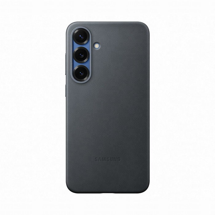 Samsung Kindsuit Coque en Cuir d'Origine pour Samsung Galaxy S25 Plus - Noir