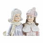 Décorations de Noël DKD Home Decor Résine Couple (10,5 x 7 x 20,5 cm) (2 Unités)