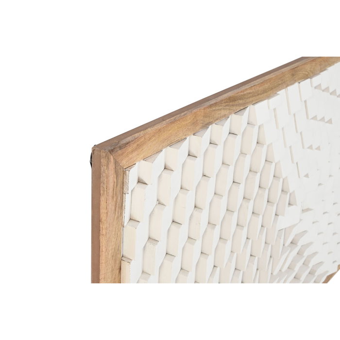 Tête de lit Home ESPRIT Blanc Naturel 160 x 4 x 80 cm