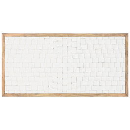 Tête de lit Home ESPRIT Blanc Naturel 160 x 4 x 80 cm