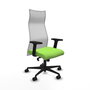 Piqueras y Crespo Chaise de Bureau Albacete Pistache et Blanc