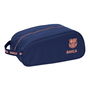 Range-Chaussures de Voyage F.C. Barcelona Blue marine 34 x 15 x 18 cm