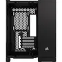 Corsair 2500X - Boîtier PC Micro ATX à Double Chambre, Panneaux Avant en Verre Trempé, Noir