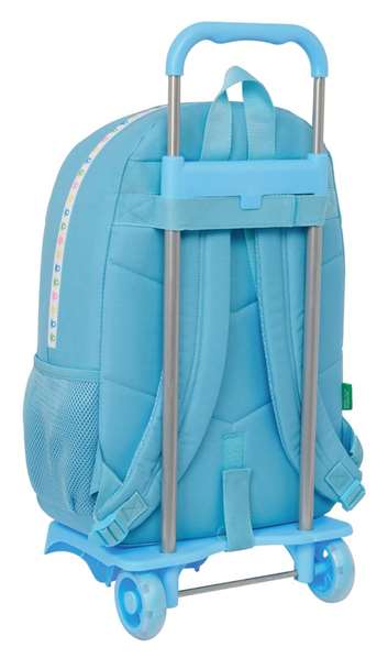 Benetton Sac à dos Moch 876 + chariot Carro 905, modèle Spring, dimensions 30x46x14 cm Benetton Sac à dos Moch 876 + chariot Carro 905, modèle Spring, dimensions 30x46x14 cm