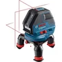 Bosch Professional Niveau Laser Lignes GLL 3-50 sans fil - 0601063802 - Projection de 3 lignes et 1 point d'aplomb pour la mise à niveau et l'équerrage