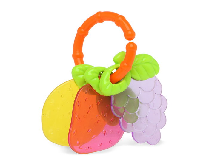 KioKids - Mordedor - Bâtonnet de dentition en forme de fruits multicolore - Bébé +3 mois KioKids - Mordedor - Bâtonnet de dentition en forme de fruits multicolore - Bébé +3 mois