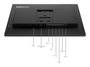 Lenovo ThinkVision T24d-40 23,8 pouces Full HD IPS Black
