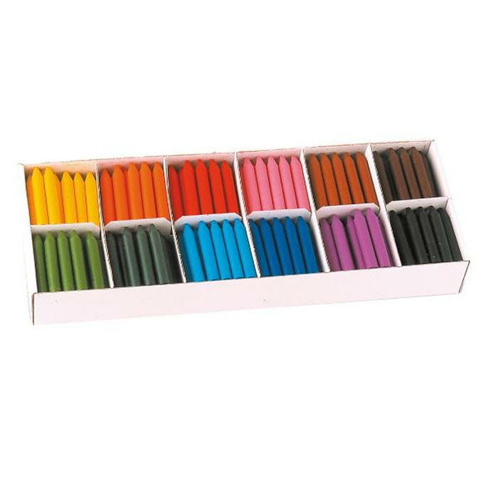 Crayons gras de couleur Jovi 989 Jaune 25 Pièces