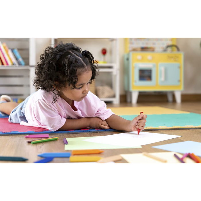 Crayons gras de couleur Jovi 989 Jaune 25 Pièces