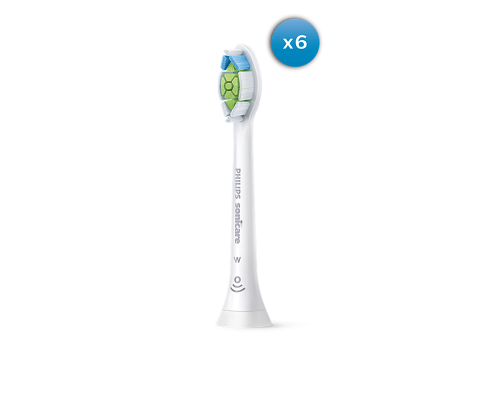 Philips HX6066/87 - Lot de 6 brossettes de recharge Optimal White pour brosse à dents électrique Sonicare Philips HX6066/87 - Lot de 6 brossettes de recharge Optimal White pour brosse à dents électrique Sonicare