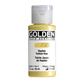 Golden Peinture acrylique fluide Jaune Naples 30 ml