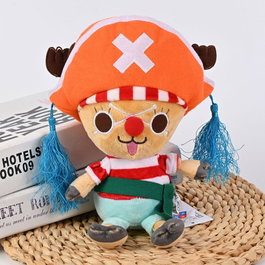 Sakami Merchandise One Piece peluche Chopper x Buggy 20 cm