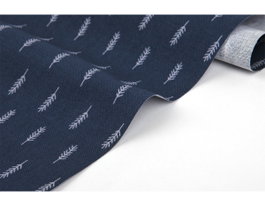 Dailylike Tissu coton tissage Oxford avec motifs et bordures 1,50m x 3m