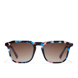 Hawkers ETERNITY #capri carey Lunettes de Soleil Carrées Unisexe Acétate Mazzucchelli Verres Marron Dégradé UV400