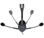 Logitech Casque avec Microphone Anti-Parasite et Son Stéréo - Compatible PC, Smartphone, Tablette via Prise Jack 3.5 mm