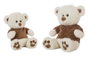 Creaciones Llopis Ours en peluche - Oso en velours marron 27 cm - Peluche douce en polyester