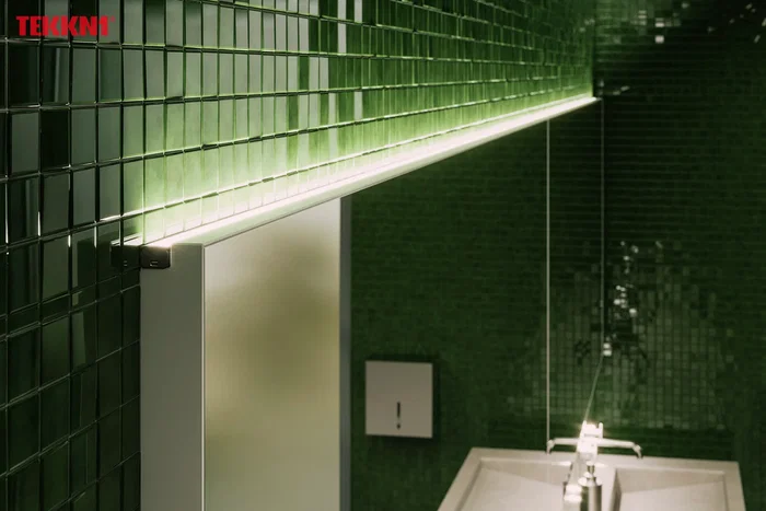 KIMERA Profilé Aluminium HOM Anodisé Noir avec Diffuseur Opal, Bouchons et Clips de Fixation 2,02m