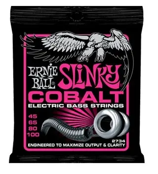 Ernie Ball Juego de Cuerdas Bajo Eléctrico Cobalt Super 45-100