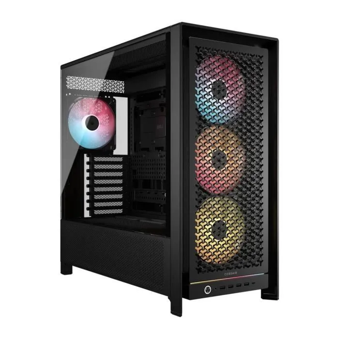 Corsair FRAME 5000D Boîtier PC Gamer Mid-Tower Airflow Noir - Compatible Radiateur 420 mm, InfiniRail, Montage Modulaire Corsair FRAME 5000D Boîtier PC Gamer Mid-Tower Airflow Noir - Compatible Radiateur 420 mm, InfiniRail, Montage Modulaire