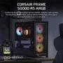 Corsair FRAME 5000D Boîtier PC Gamer Mid-Tower Airflow Noir - Compatible Radiateur 420 mm, InfiniRail, Montage Modulaire
