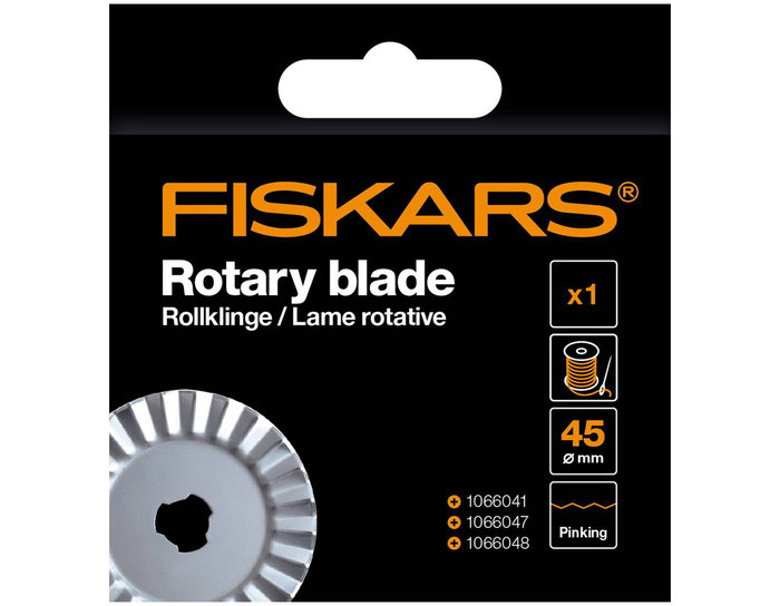 Fiskars Lame de rechange zigzag pour cutter rotatif 45 mm
