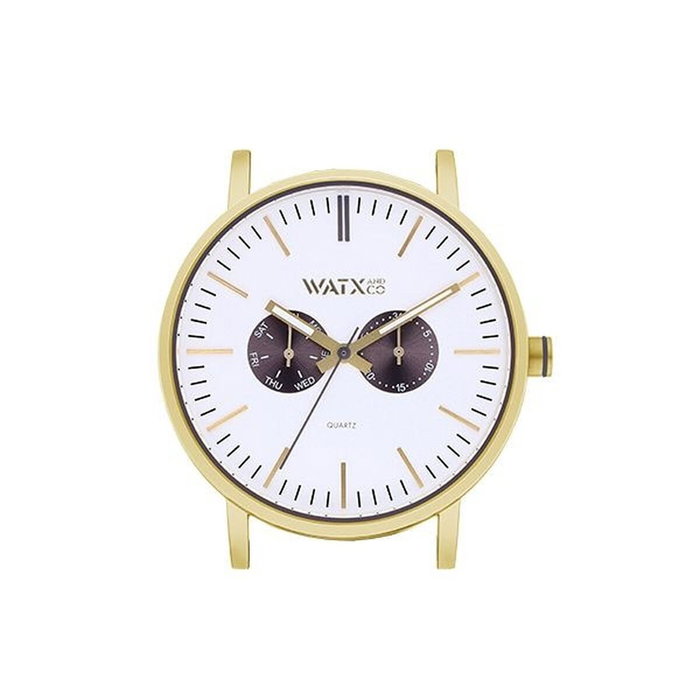 Montre Unisexe Watx & Colors WXCA2744 Doré (Ø 44 mm) Montre Unisexe Watx & Colors WXCA2744 Doré (Ø 44 mm)