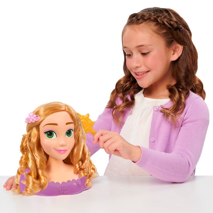 JUST PLAY - Buste de personnage Disney Princesse Raiponce avec accessoires - Figurine de collection JUST PLAY - Buste de personnage Disney Princesse Raiponce avec accessoires - Figurine de collection