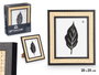 GIFTDECOR Porte-photos Negro + Natural 20 x 25 cm (Lot de 12)