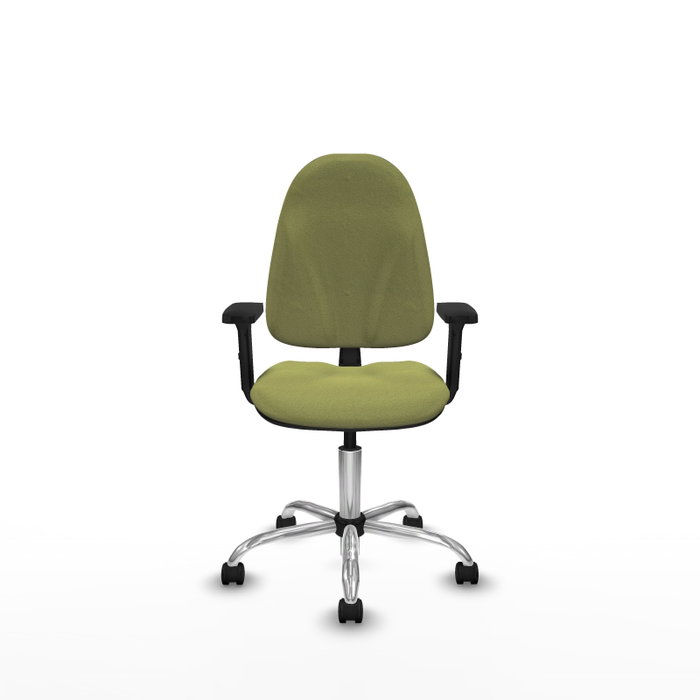 PIQUERAS Y CRESPO Chaise de bureau Algarra, tissu vert olive, accoudoirs 2D PIQUERAS Y CRESPO Chaise de bureau Algarra, tissu vert olive, accoudoirs 2D