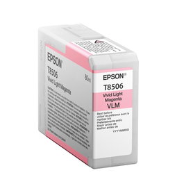 Epson Cartouche d'encre Vivid Light Magenta 80 ml pour SureColor SC-P800