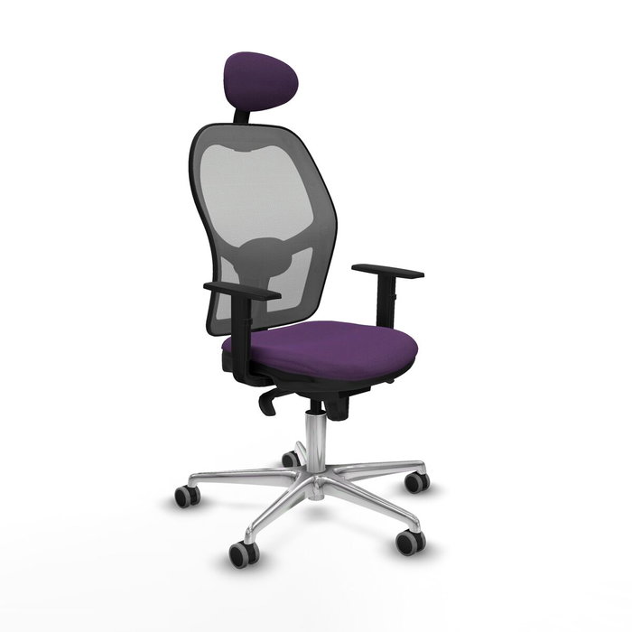 Piqueras y Crespo Chaise de Bureau avec Appui-tête 1D086G1 Violet Piqueras y Crespo Chaise de Bureau avec Appui-tête 1D086G1 Violet