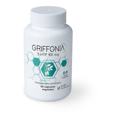 N&N Nova Nutricion - Griffonia Simplicifolia - 5-HTP 100 mg - Complément alimentaire à base d'extrait de Griffonia et Vitamine B6 - 60 Capsules - Végan - Sans Gluten N&N Nova Nutricion - Griffonia Simplicifolia - 5-HTP 100 mg - Complément alimentaire à base d'extrait de Griffonia et Vitamine B6 - 60 Capsules - Végan - Sans Gluten