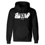 Junji Ito Sweat à capuche unisex Junji Ito Shock Noir, Taille L