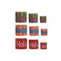 Home ESPRIT Cache-pot Multicouleur Céramique Urbaine (Lot de 3 pièces)