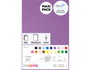 Innspiro Goma EVA lila clair feuilles adhésives 20x30cm x 2mm, lot de 20