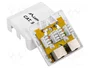 LANBERG Prise murale RJ45 double socle Cat 5e blanche