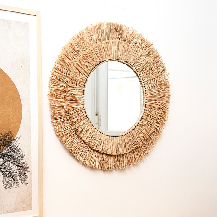Vinthera Miroir Moa 57 cm (4 Unités) en Textile Vinthera Miroir Moa 57 cm (4 Unités) en Textile