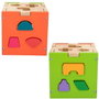 Woomax Cube d'activités en bois avec 14 pièces - Jouet d'éveil pour enfant à partir de 12 mois