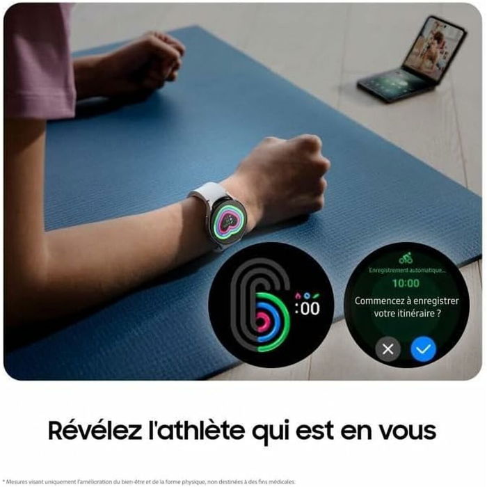 Montre intelligente Samsung Noir Graphite 1,5" Ø 44 mm