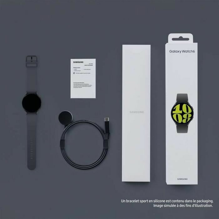 Montre intelligente Samsung Noir Graphite 1,5" Ø 44 mm
