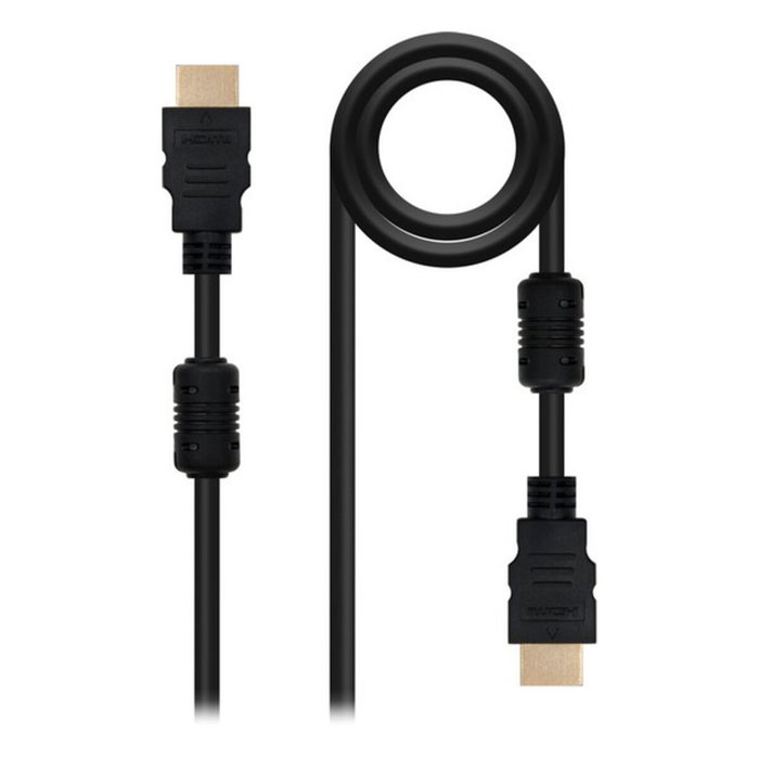 Câble HDMI NANOCABLE 10.15.1802 (1,8M) Noir Câble HDMI NANOCABLE 10.15.1802 (1,8M) Noir