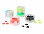 Innspiro Set de Gemmes Acryliques Carrées Couleurs Fluo 12x12mm