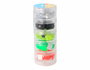 Innspiro Set de Gemmes Acryliques Carrées Couleurs Fluo 12x12mm