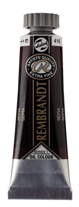 Rembrandt Peinture à l'huile Sépia 416, 15 ml Rembrandt Peinture à l'huile Sépia 416, 15 ml