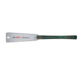 Bosch Ryoba - Scie japonaise à double denture 250 mm, lame flexible en acier SK5 pour coupes précises, poignée Softgrip