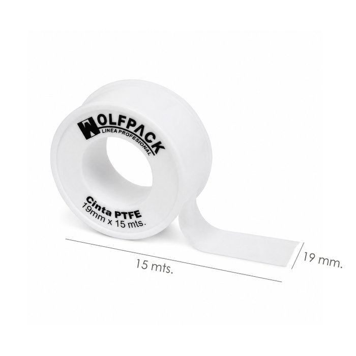 Wolfpack Ruban PTFE 19 mm x 15 m